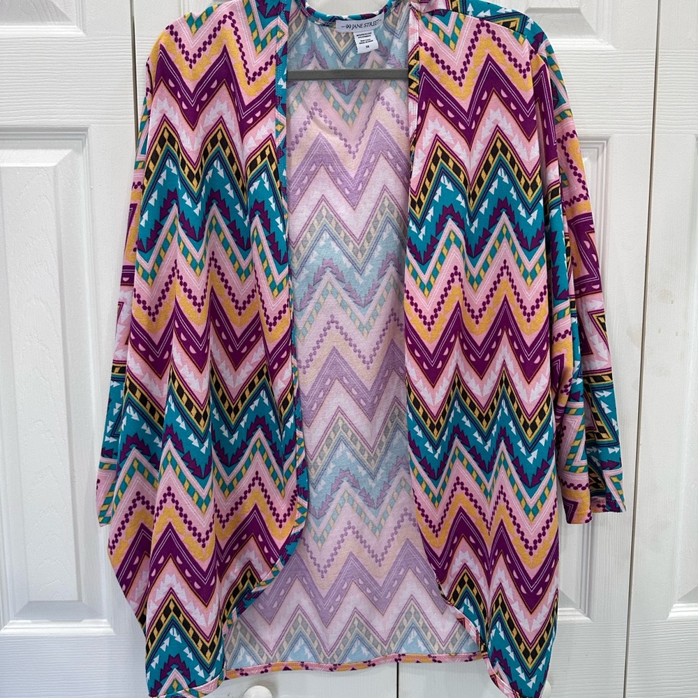 Colorful Chevron Women's Cardigan